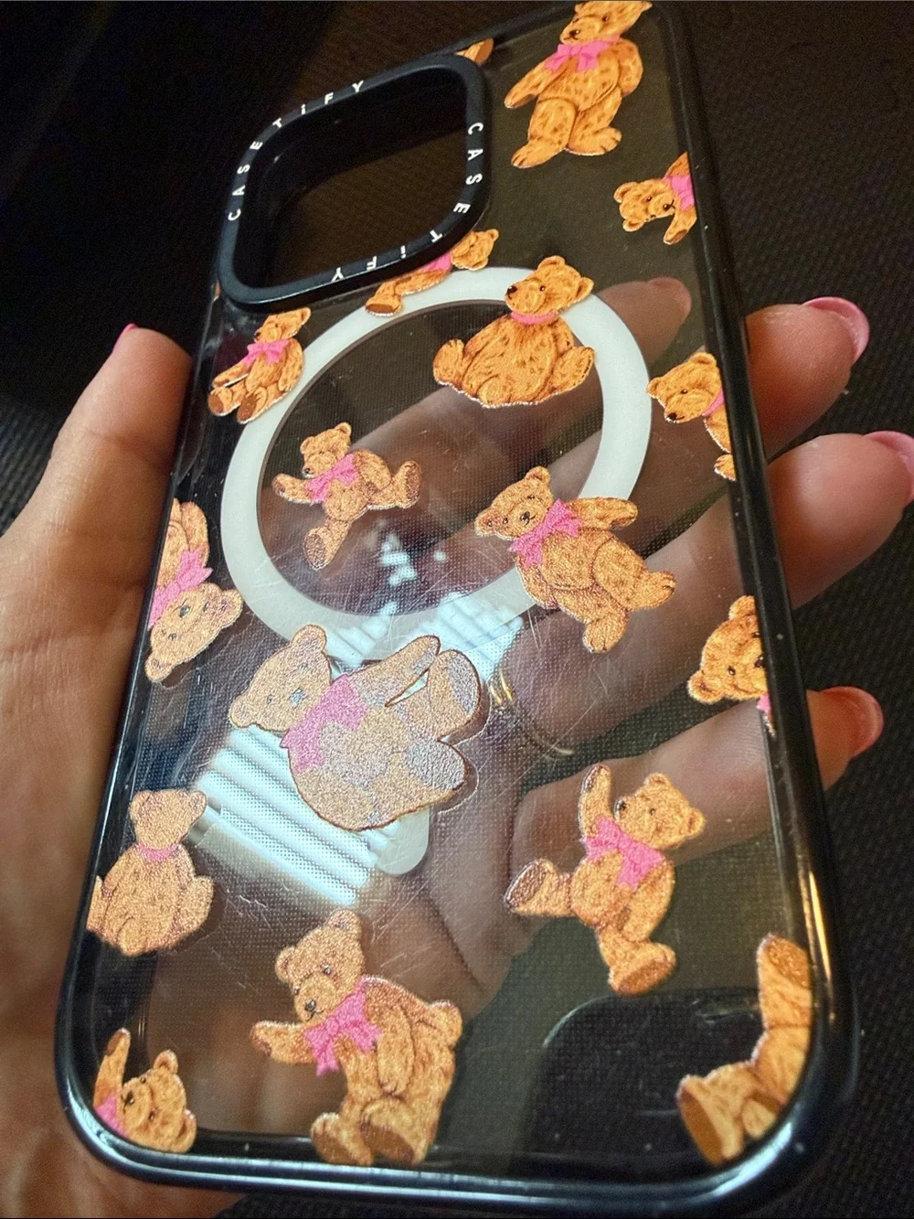 Casetify teddy bear case for iPhone 16 Pro